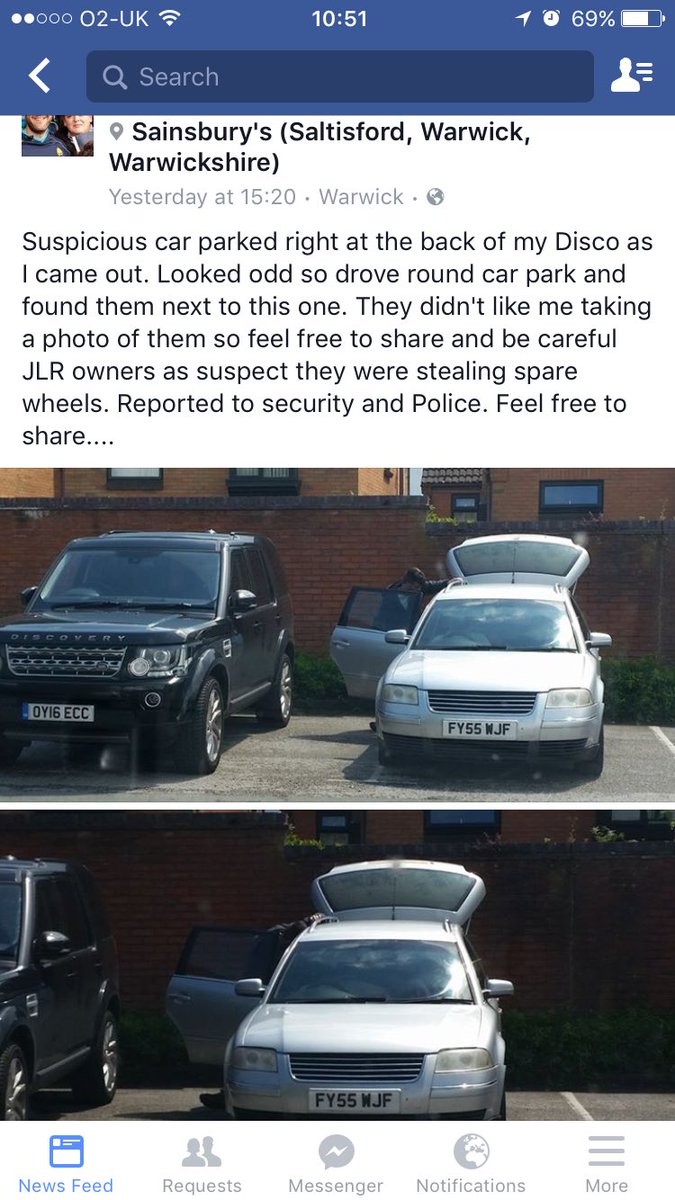 johnrc08's tweet image. Newer #LRDiscovery and #RangeRover owners take note #sparewheeltheft #LandRover #RangeRover