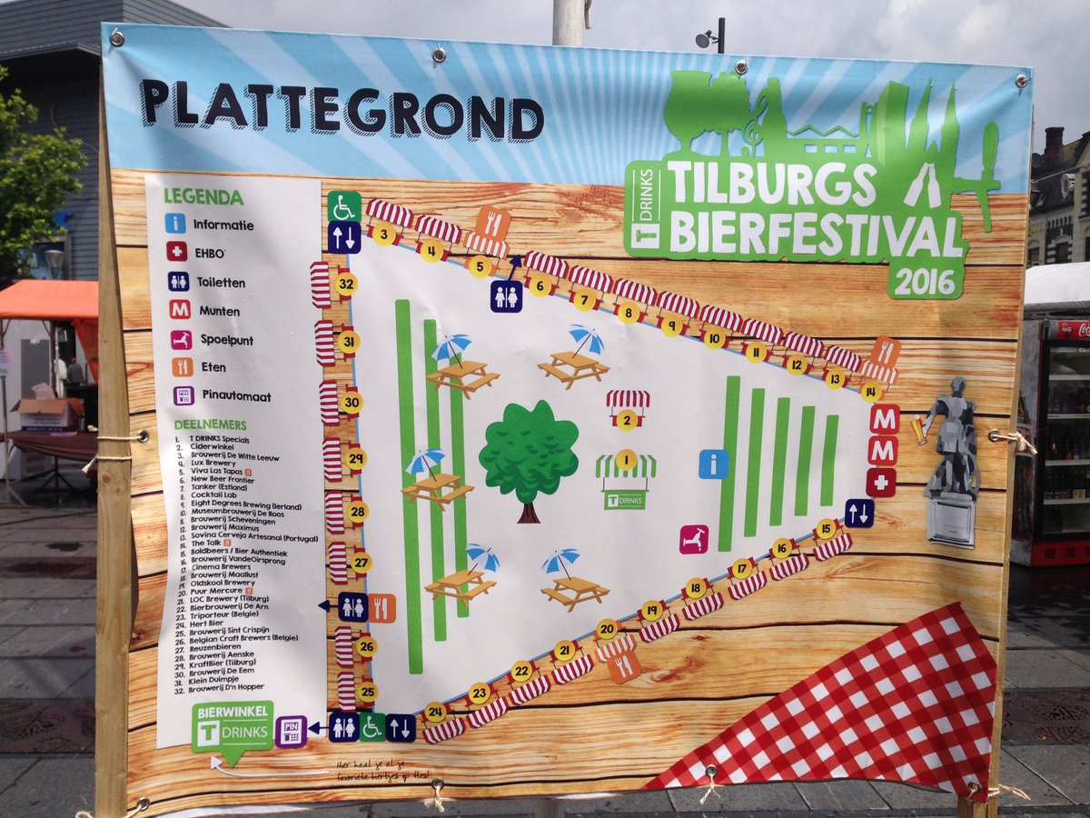 Weer of geen weer, alles staat hier om 13:00 uur klaar. Dat wordt een topmiddag! #TBF2016