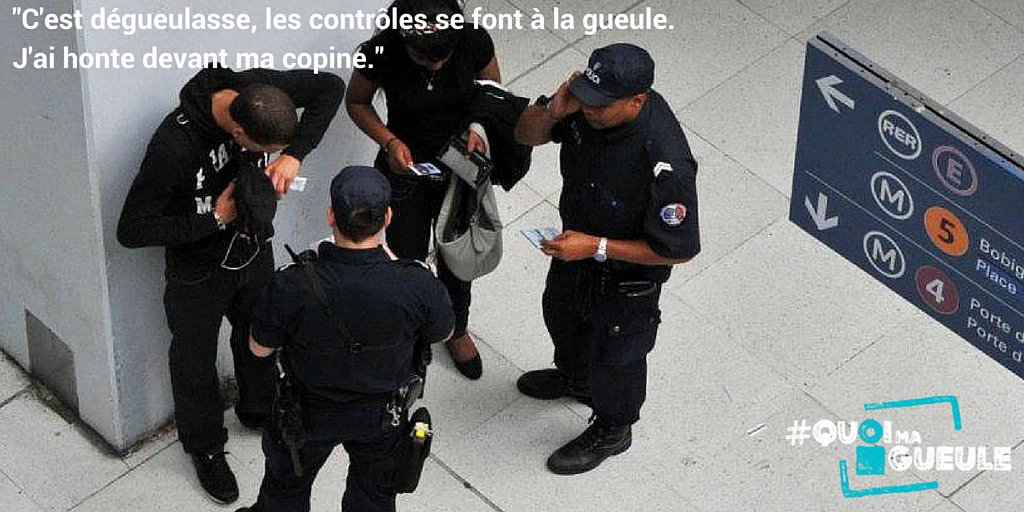 Quoi_magueule's tweet photo. Vous aussi, racontez-nous votre expérience des contrôles au faciès sur https://t.co/0gEgWgPFZX https://t.co/SU0EA1ukt0
