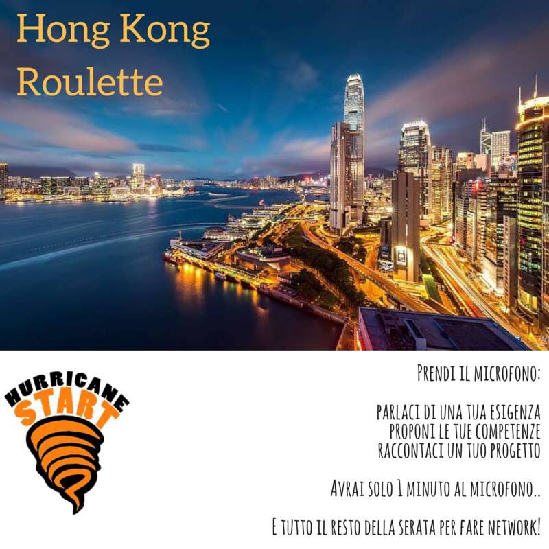 HurricaneStart's tweet photo. Siete pronti alla nuova Hong Kong Roulette? Il 12 Luglio vi aspettiamo da @CatomesTot https://t.co/Ptf5QmiOZS https://t.co/TZTZxxYaal