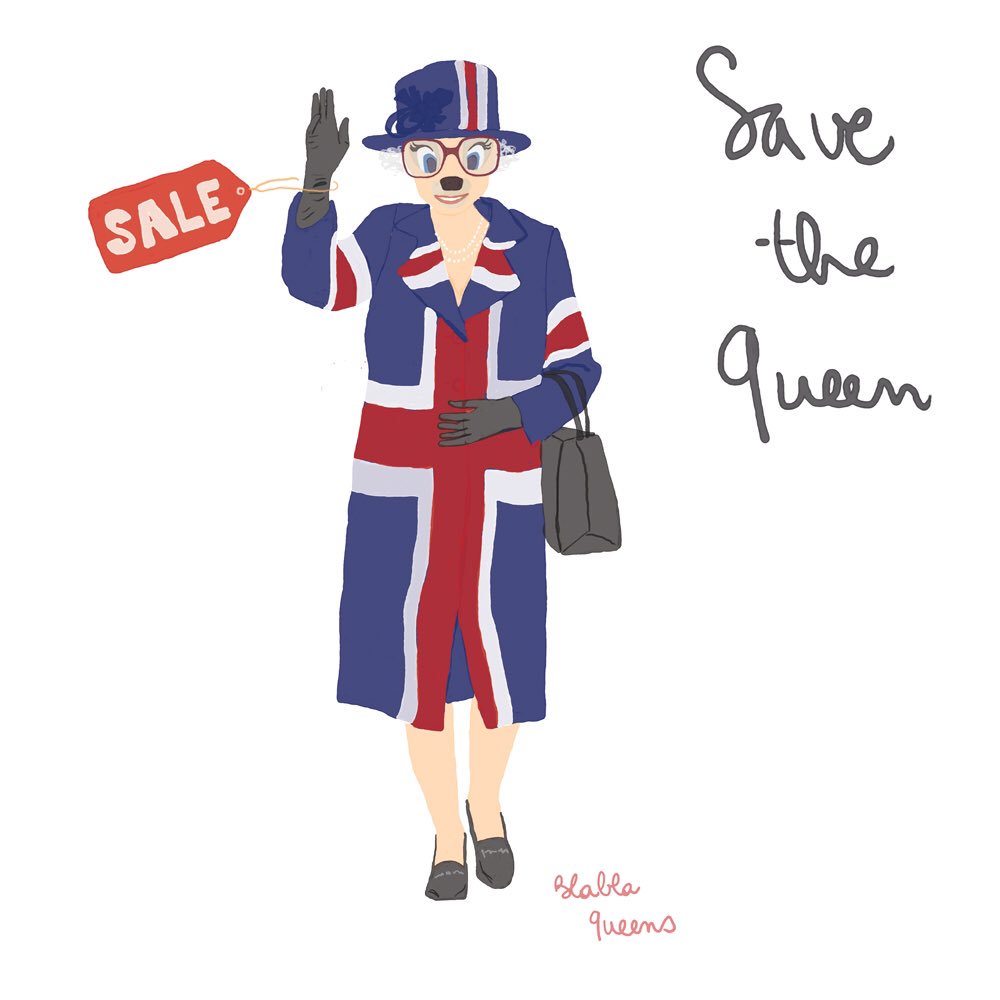 blablaqueens's tweet photo. #Brexit #queen #Brexitexit #sale https://t.co/Kowy8OCTod