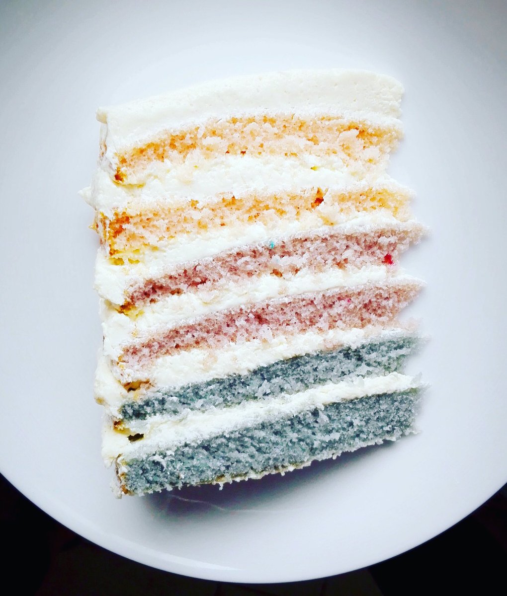LoAndSloBBQ's tweet photo. Birthday celebrations fully underway here! Six layers of cake for a beautiful 6 year-old! #LoAndSlo #AndEatingCake https://t.co/Qkp5S6oNm5