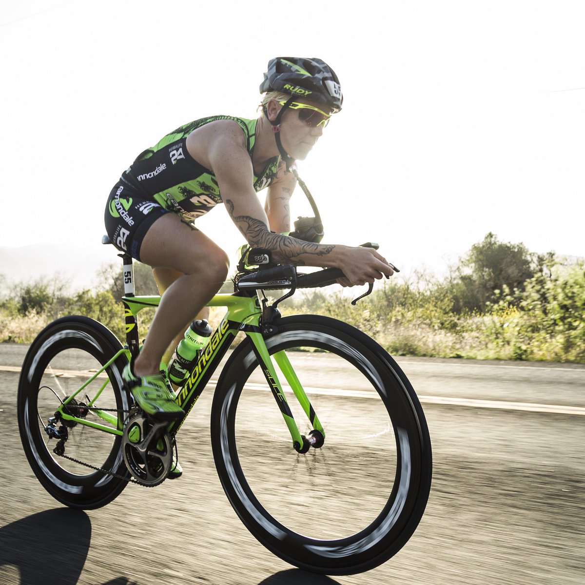 Work work work work work! <a href="/hjacksonracing/">Heather Jackson</a> has worked her way up to the lead at #IM703CDA