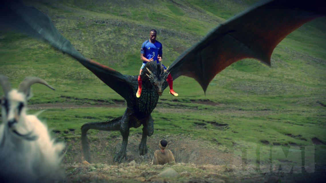 Patrice Evra Dothraki ! #FRAIRL #ALLSLO