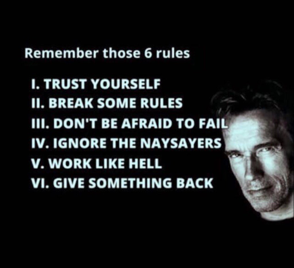 Warfit365's tweet photo. https://t.co/knappevzxI
...
6 rules to success. https://t.co/lxWOSqYxwA