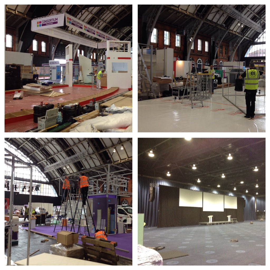 EventManagerUK's tweet image. I'm working @mcr_central all week - the big build started today #events #eventprofs