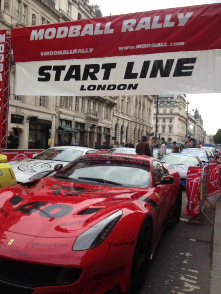mrslouwest's tweet photo. A London Sunday r&r to the sound of V12 & the smell of burnt rubber #ModballRally #Modball2016 #teacher5aday https://t.co/3GqzhUYaz6