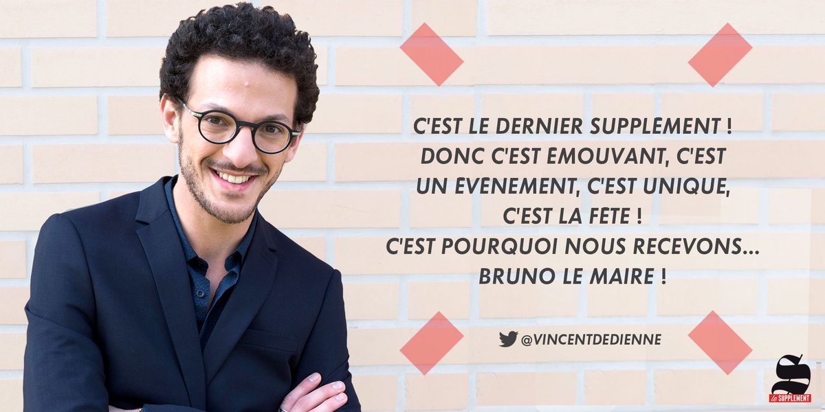 C'est la dernière Bio Interdite ! 😘
#LeSupplément @VincentDedienne