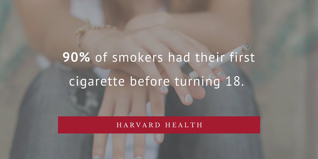 HarvardHealth's tweet image. Why the legal age to buy cigarettes should be raised 21: hvrd.me/102Rgn #Tobacco21