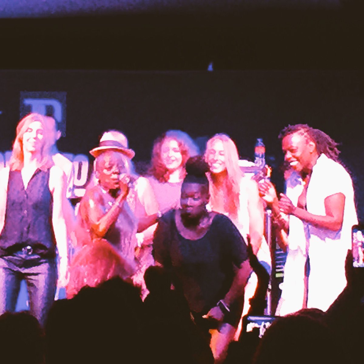 MWigmore's tweet photo. #HotGroup @sharonjones + @Nanaaba + @garveyschild = O yah! Thanks @TorontoJazzFest https://t.co/aRYB339BH9