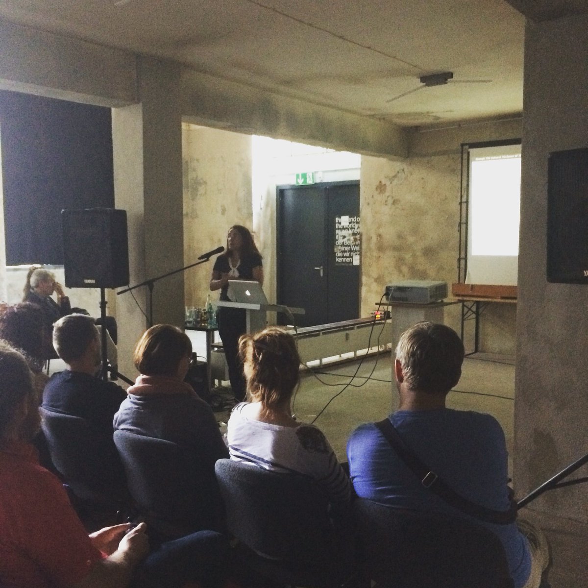 NOW - Ariella Azoulay talks about her work 'The Natural Violence of the New World Order' at #fstopsymposium #fstop16