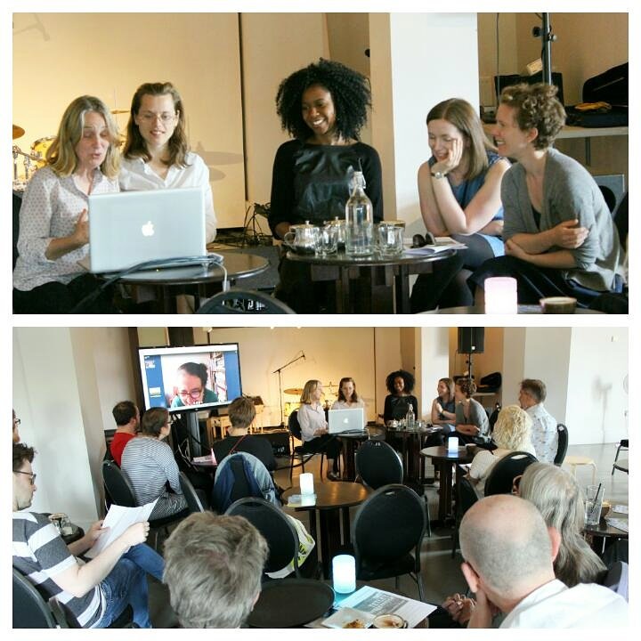 At the @The_Tetley weekender this morning talking about #soundart &amp; #NoQuietPlace