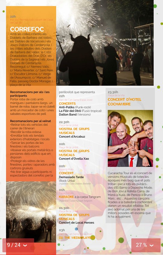 Ja tenim el programa oficial de la @FestaMajorBdV i us recomanem especialment aquesta pàgina. Tothom al #Correfoc!!!