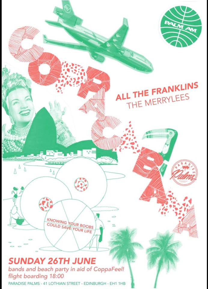 All The Franklins, Paradise Palms, Edinburgh, tonight, 6pm start.
Details in the link below.
facebook.com/events/9748781…