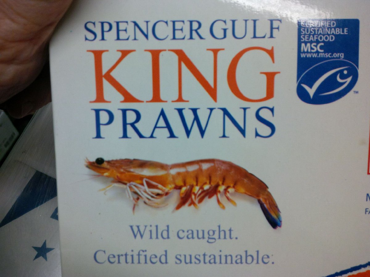 Available on our counter certified sustainable Wild Prawns @MSCinAustralia <a href="/MSCintheUK/">MSC in the UK</a> <a href="/MSCecolabel/">Marine Stewardship Council</a> <a href="/SGkingprawns/">SpncrGulf KingPrawns</a>