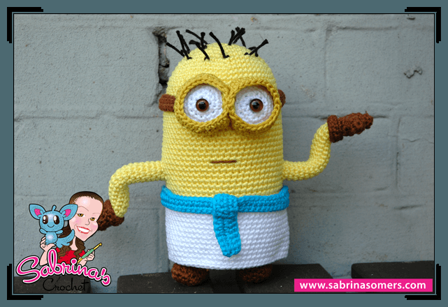 SabrinasCrochet's tweet photo. I finished an new pattern: a minion who loves to build pyramids! ;) https://t.co/3XnJbYRUTa #minion #amigurumi https://t.co/EkBDdxGyRT