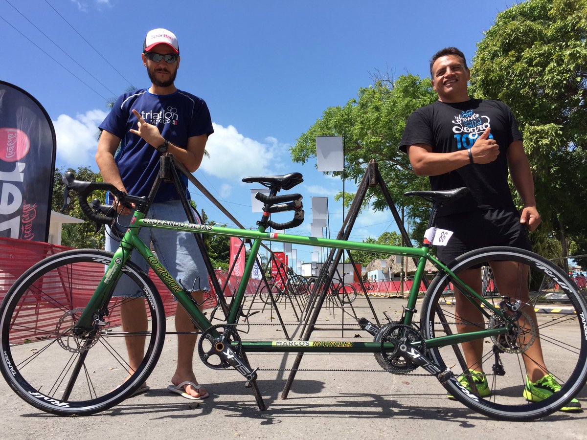 MarcosVlzqz's tweet photo. Arturito vamos x otra meta de triatlón juntos💪🏼🏁#logrotodo #trichetumal @MasAccion1 @mayakoba @ZootSports #gu #blind https://t.co/0S4qWDIYVJ