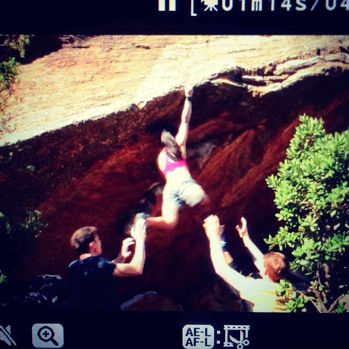 Got lucky on the highball Macho King 7C+ yesterday! #climbing