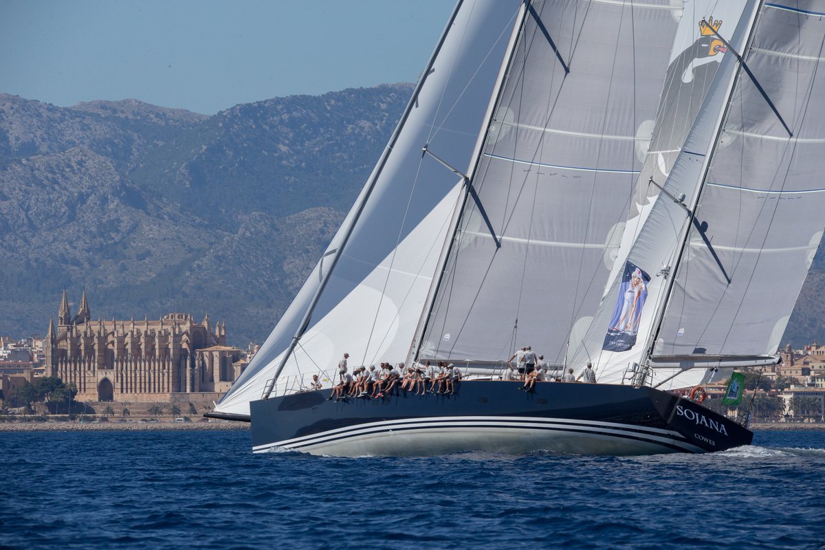 3plusfilm's tweet photo. @DoyleStratis - The relaunched Sojana in the Super Yacht Cup 2016 - Photo - Jon Nash - @JonnyTheNash https://t.co/aMtgzXjE3X