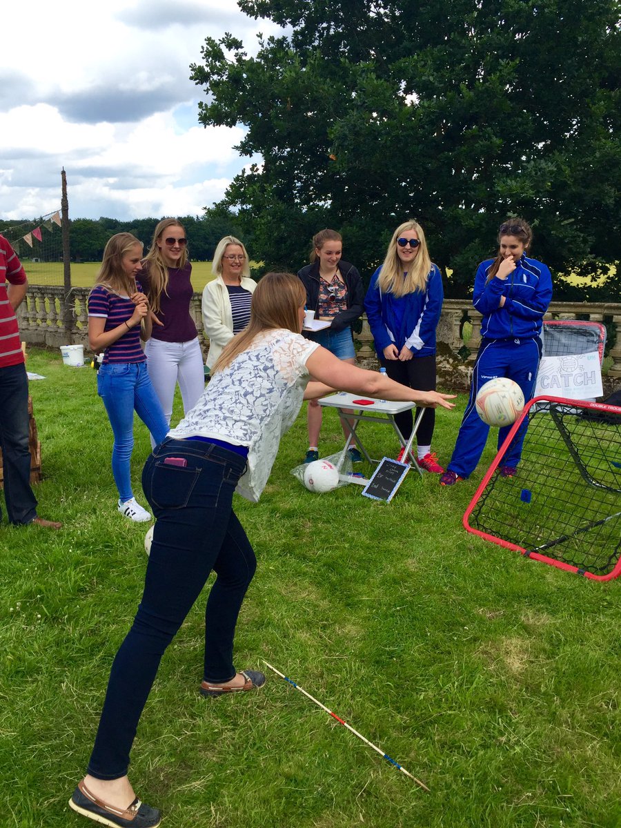 norfolkunitednc's tweet photo. Mum & Daughter go head to head on the crazy catch #butwhowon #NUNCsummerfete ๐ช๐ https://t.co/62Ah5Ywpwt