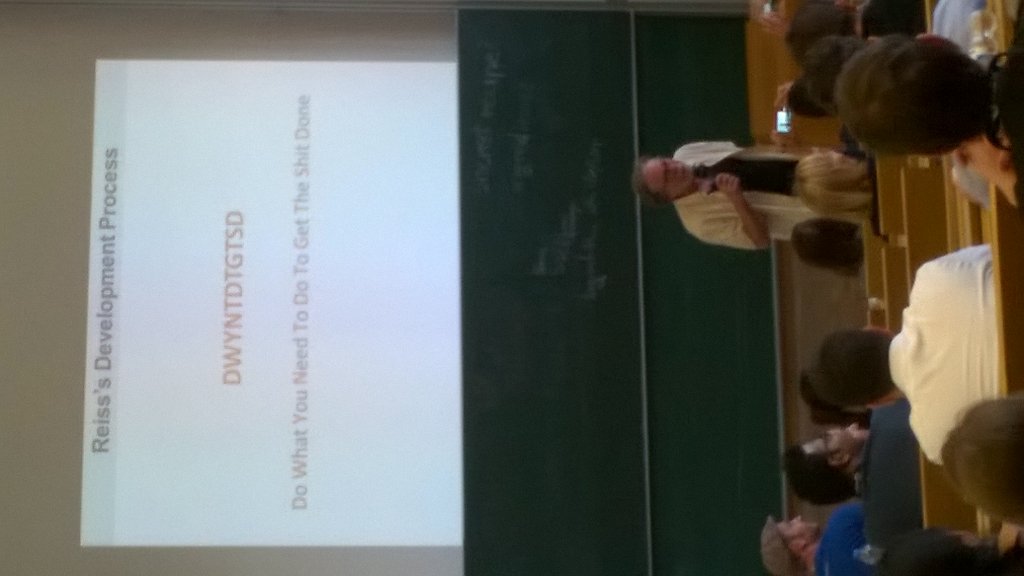 UXtaposition's tweet photo. These are the moments I love @elreiss for. Always looking forward to his talks #uxce16 https://t.co/89tVwXc3Vc