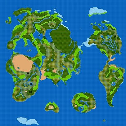 ゲムアン ゲームのアンテナ ドラクエ３の世界地図格好良すぎだろｗｗｗｗｗｗｗｗｗｗ T Co 0hxquy5n36