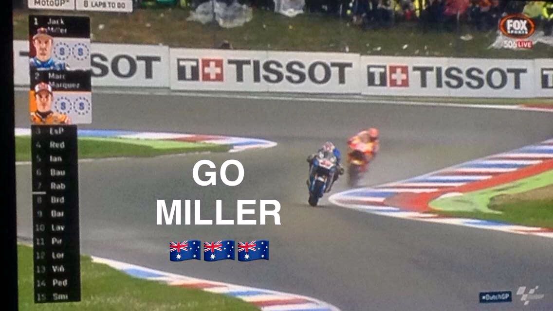 dan_warner_art's tweet photo. COME ON MILLER!!!
#MotoGP #DutchGP #JM44 https://t.co/c1fIYf3iRM