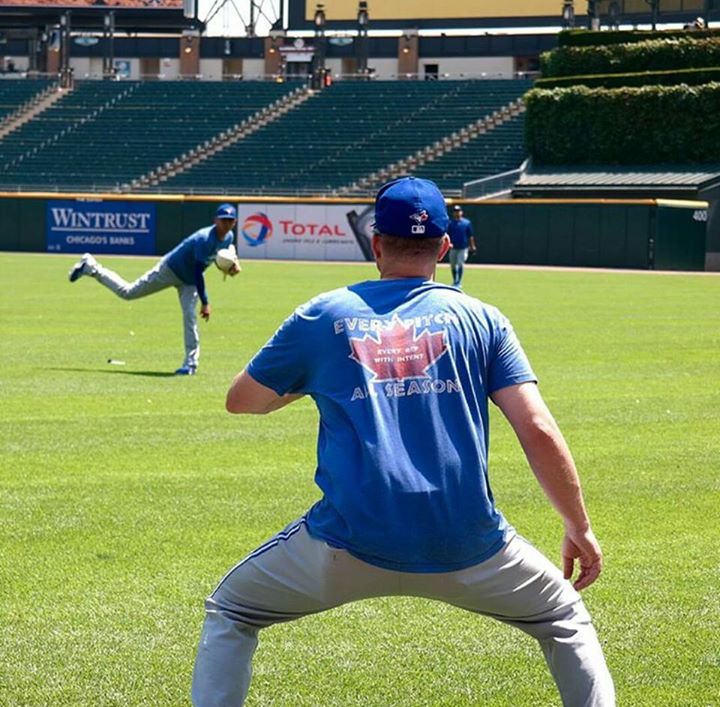 bluejaystix1's tweet photo. Marcus Stroman preparing today at US Cellular Field. #stroshow #blueja ... #torontobluejays #bluejays #toronto https://t.co/Ga1d07GFVl