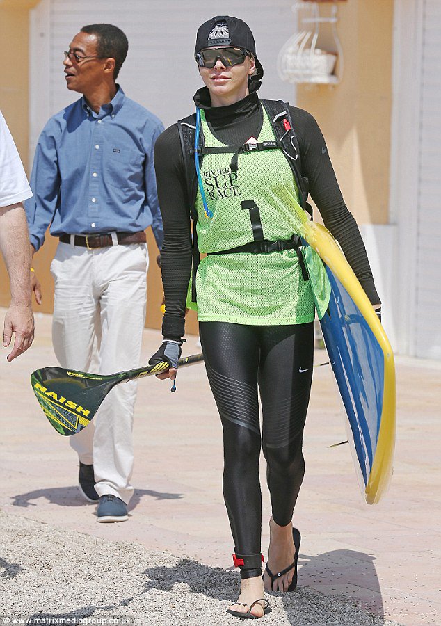 Prince Albert officially launched the race, which spanned the waters of three countries - Monaco, France and Italy