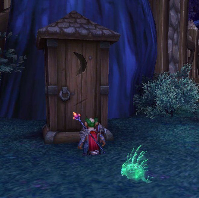darknhazy's tweet image. It's my #Garrison, you would think they would make the outhouses my size! #GnomeIssues #Draenor #Warcraft