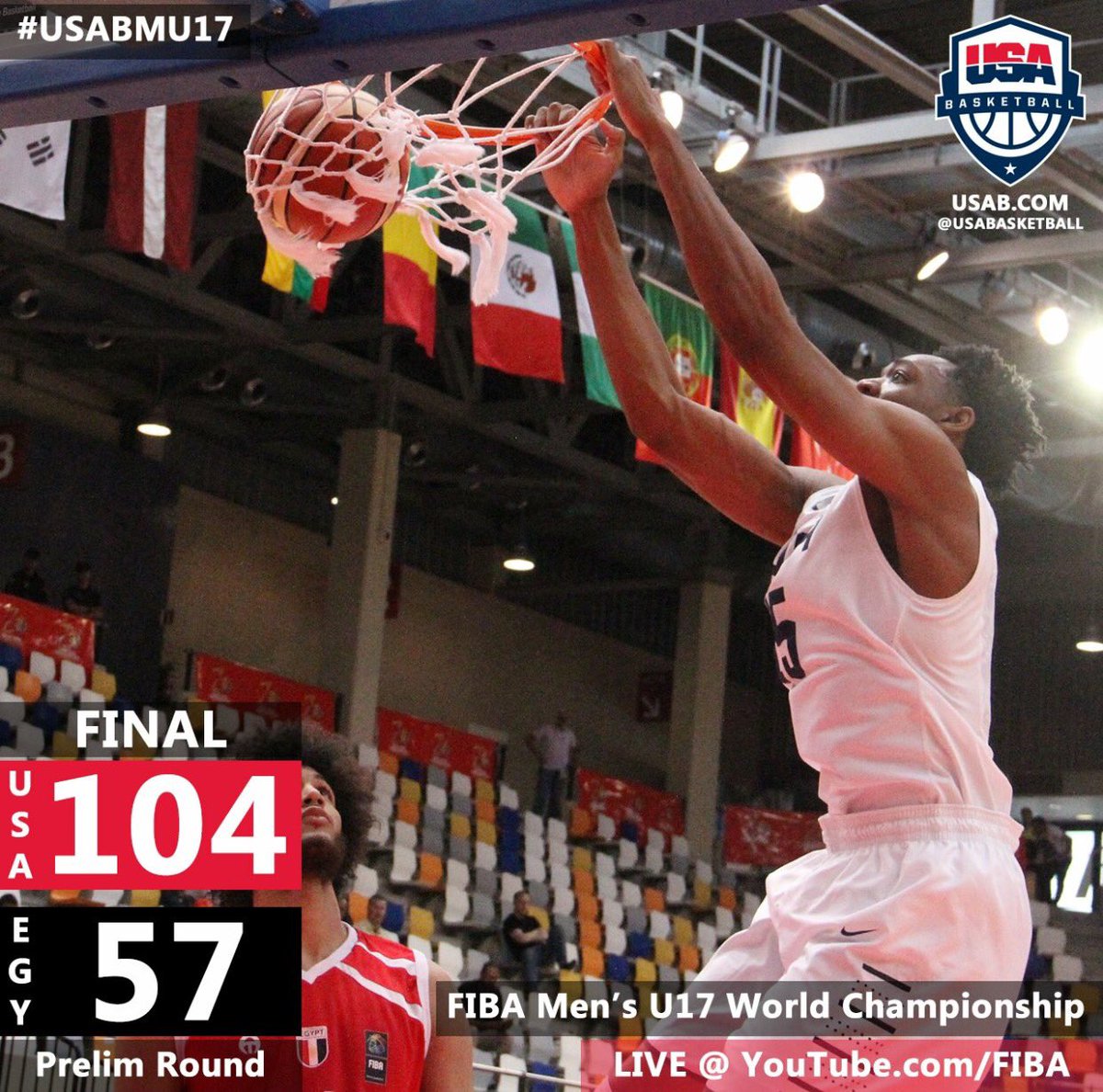 Mints2U's tweet photo. I see ya @__Austinwiley50 13pts 11reb #USAMBU17 #15 #ShowStarter #Auburn #ProductsOfAlabama https://t.co/d82g4fyTlE