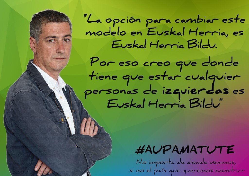 ikermontes1's tweet photo. Bihotzez sentitu, buruarekin pentsatu eta #EzkerrarekinBozkatu #GureAukera @ehbildu #AukerakZabaltzera #AupaMatute https://t.co/X5nEV5qUla