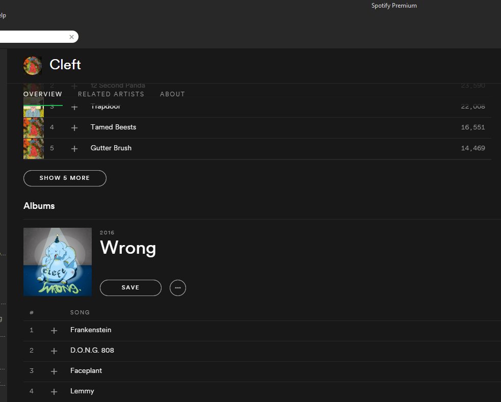 As of today 'Wrong' is on <a href="/Spotify/">Spotify</a> <a href="/iTunes/">iTunes</a> <a href="/amazonmusic/">Amazon Music</a> and all the other usual platforms.