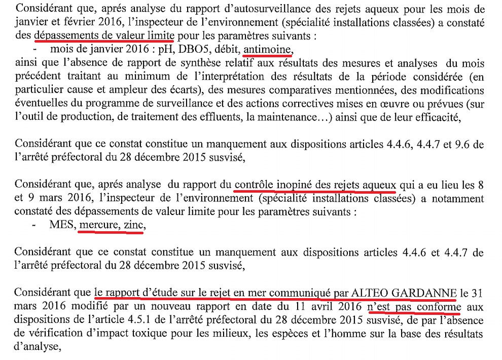 DavidLaMars's tweet photo. Boues rouges : le préfet met en demeure AltéoGardanne après des dépassements de valeurs limites de ses rejets en mer https://t.co/48dg39RSJ1