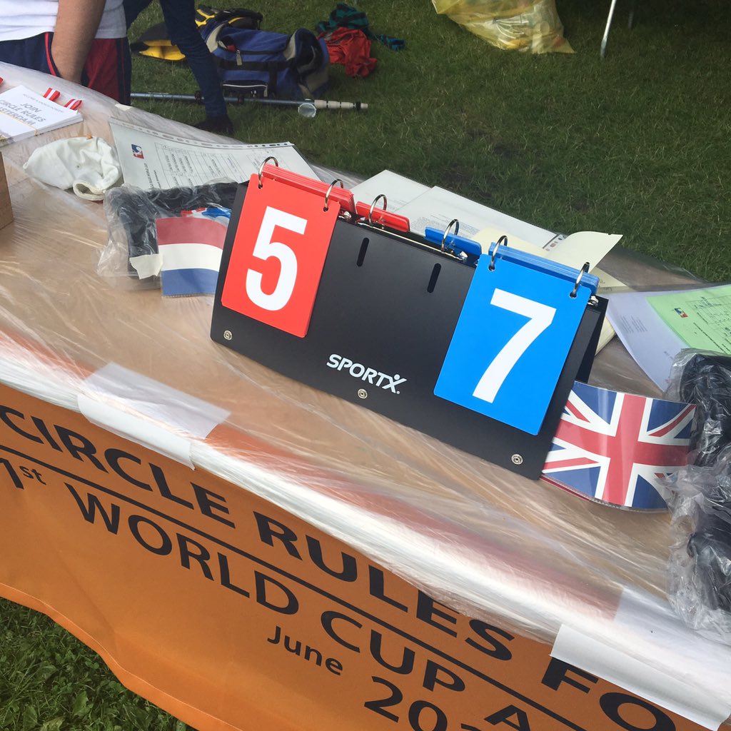 CircleRulesUK's tweet photo. Half time at a very close final against @CircleRulesNL #teamGB with a small lead.... https://t.co/uWXkw85Poj