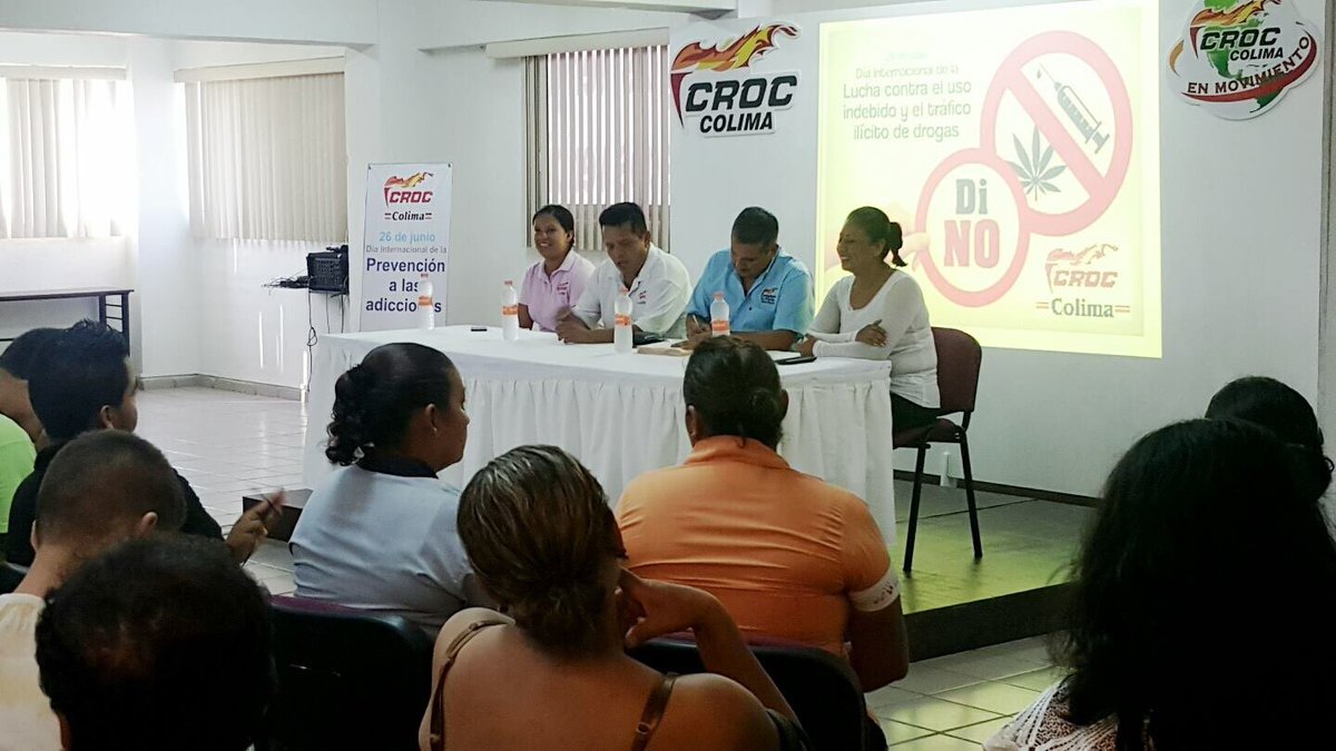 ivancroc's tweet photo. Prevención a las adicciones Croc Colima #26dejunio @davidoq @IsaiasSiCumple @jrbarbosamzo @nachoperaltacol https://t.co/wHQbatUkeU