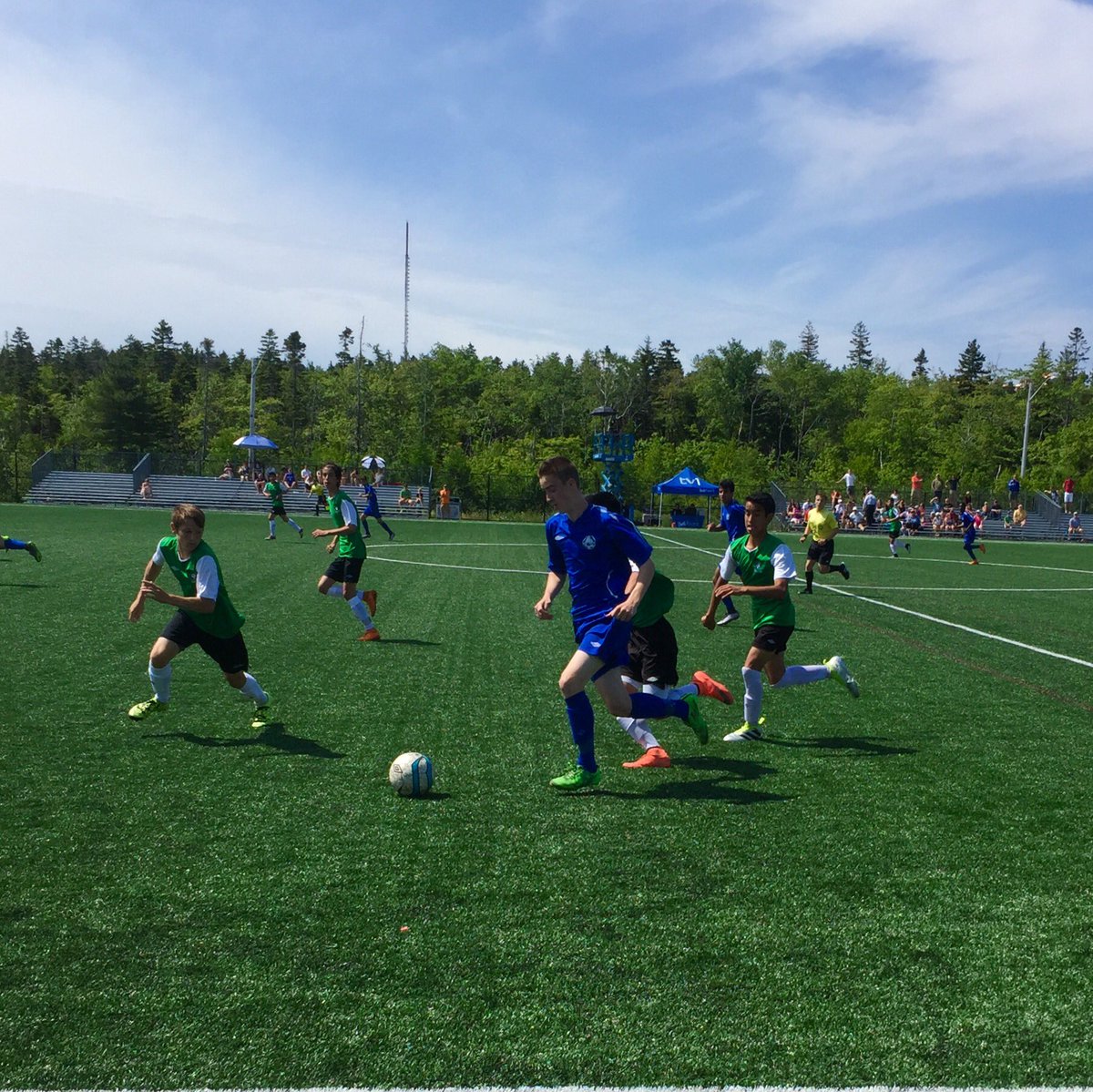 SoccerNS's tweet photo. U15 Boys - Halftime - NS lead @SoccerNB 4-1 #Atlantics2016 https://t.co/2Fyo0wjNcR