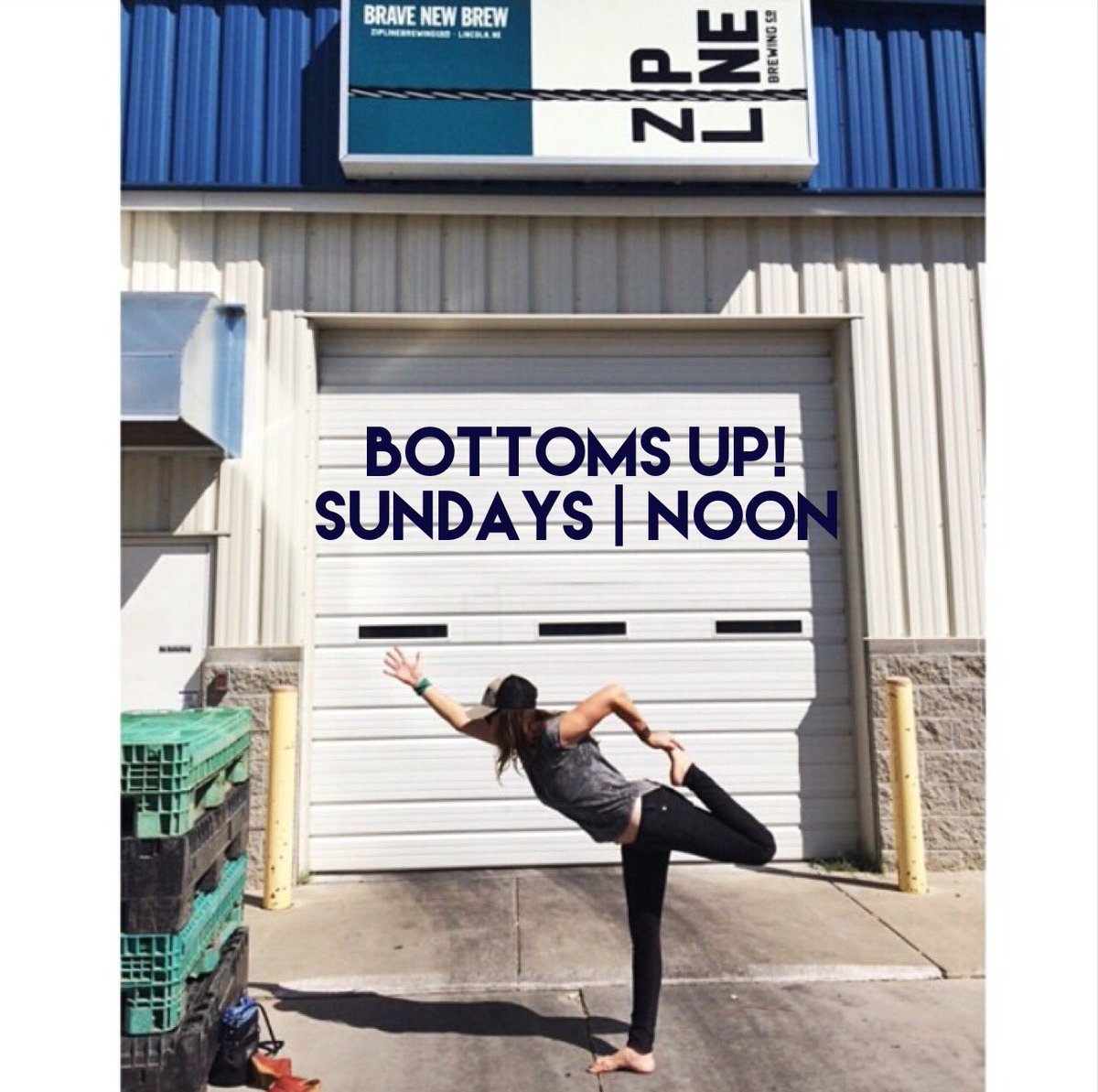 Today! Noon! <a href="/ZiplineBrewing/">Zipline Brewing Co.</a> with @HeatherLundine #yoga #craftbeer #LNK