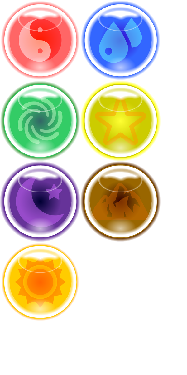 したっぱ スマホハクフロ開発中 ソシャゲ特有の属性アイコン次回用