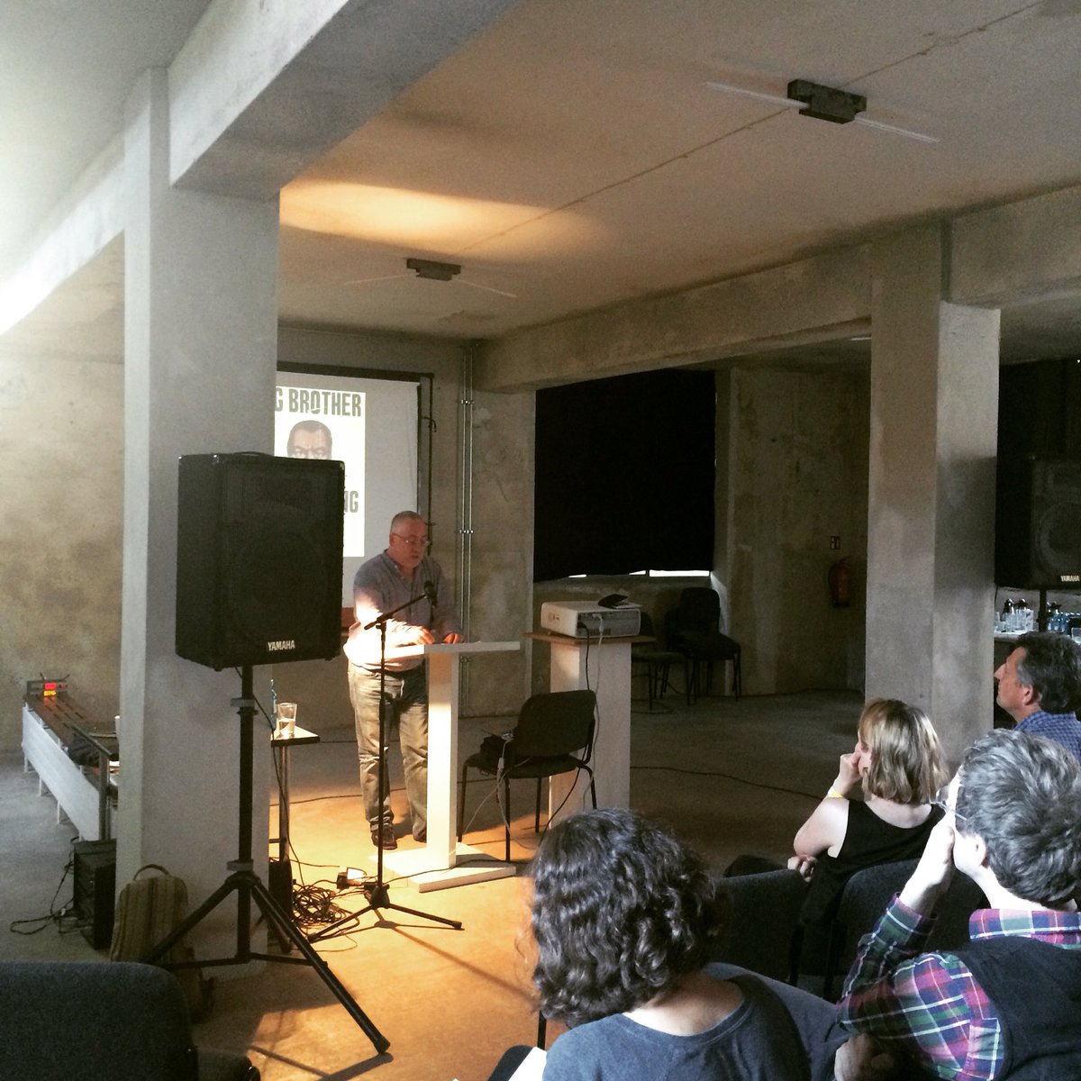 NOW - 'From view to action', lecture by André Gunthert at #fstopsymposium #fstop16 #spinnerei <a href="/halle14/">HALLE 14</a>