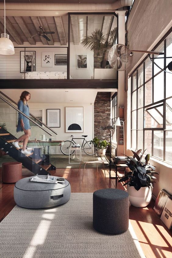 NAREIOfficial's tweet photo. Now this is living right! Check out the inside of this super stylish Australian loft. #Design https://t.co/0ietx3H8Lg