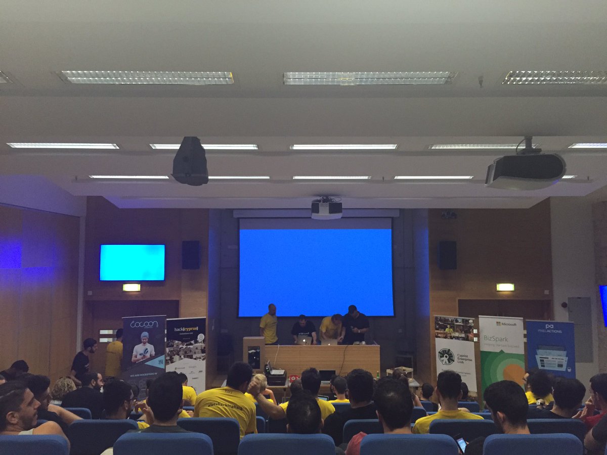hackcyprus's tweet photo. Anonyfi is the 4th team presenting!! #hackcyprus #letshackinghack https://t.co/2Oj5GbBtWr