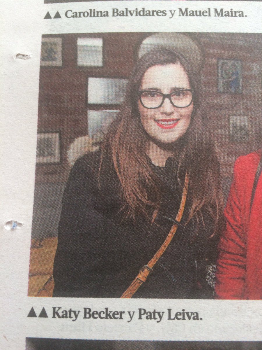 estrellagrumosa's tweet photo. @katybecker gallaa!! Saliste ayer en vida social!!  En @latercera https://t.co/kIdy2VKHYi