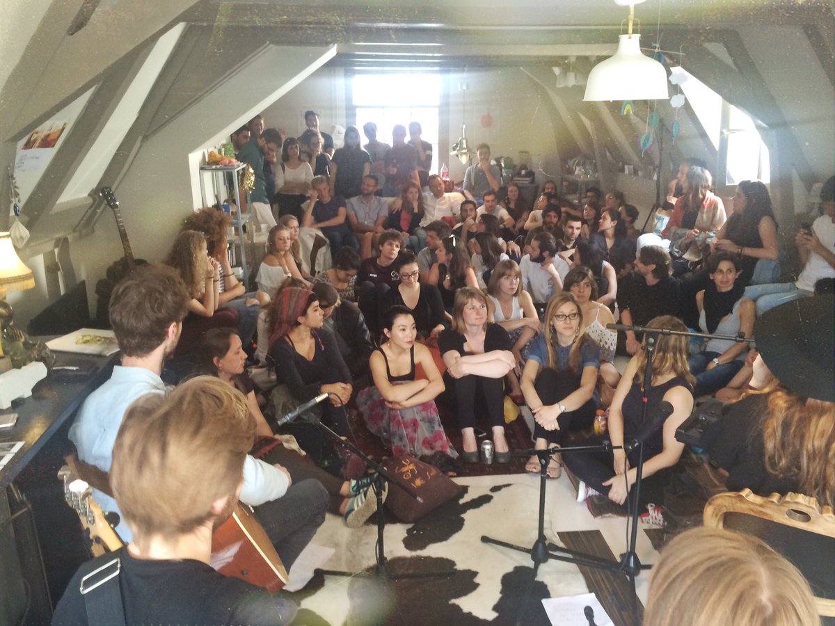 Our second #band <a href="/cloud/">cloud ☁️</a> cukoo warmed up our amazing afternoon #sofarsounds #amsterdam #live