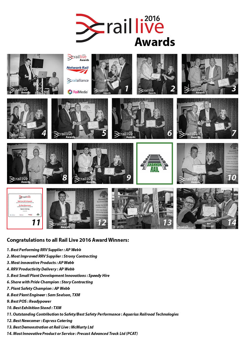 RBDcommunity1's tweet photo. @rail_live 2016 Award Winners #apwebb @txm @wearespeedy @readypower @StoryContractng #pcat #mcmurty @networkrail https://t.co/wWjUyKzMFx