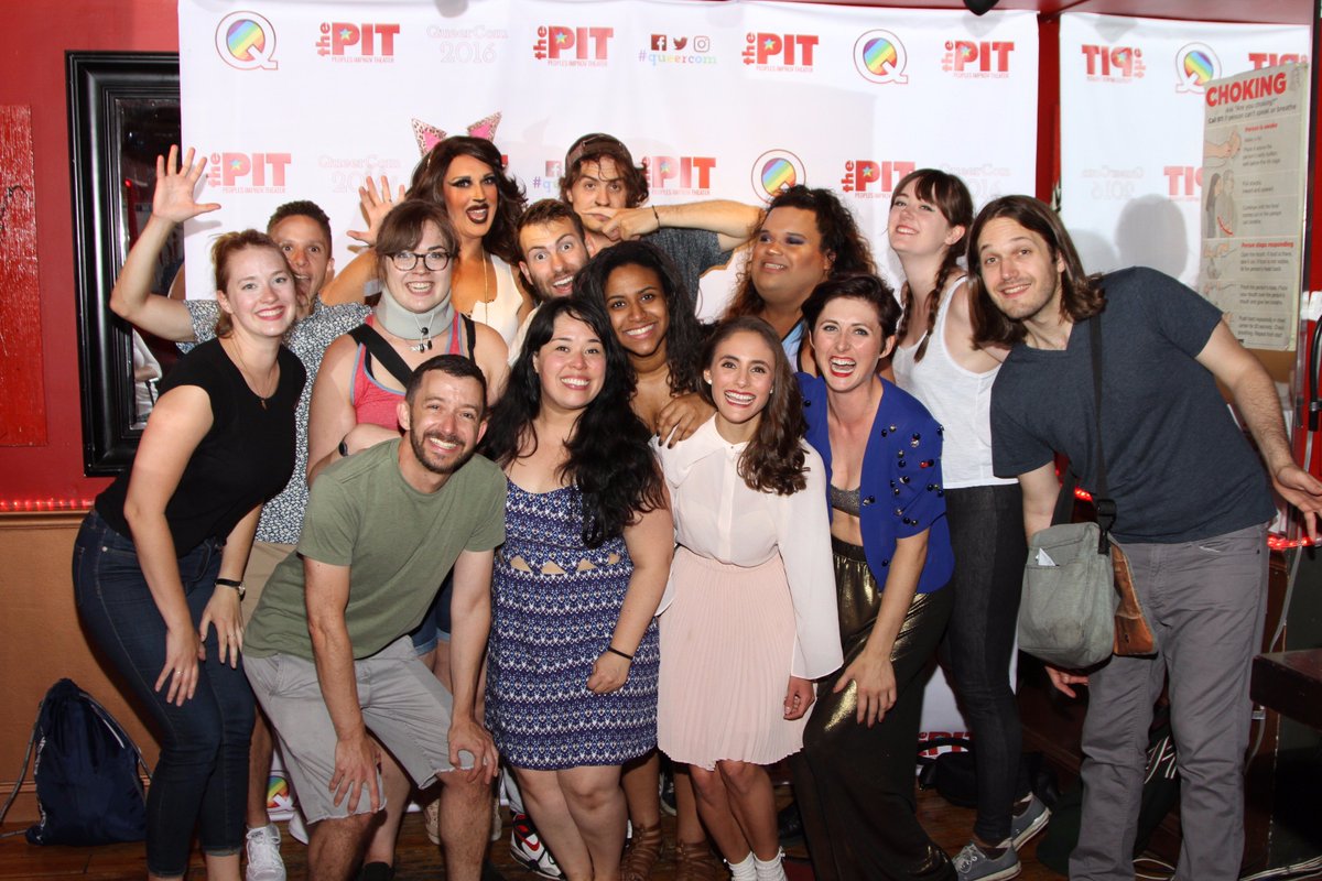 crystalarnette's tweet photo. So much fun last night closing our summer run of @LOCKEDUPBTCHES @thepitnyc! #QueerCom #PrideNYC https://t.co/gbRrHmGoKT