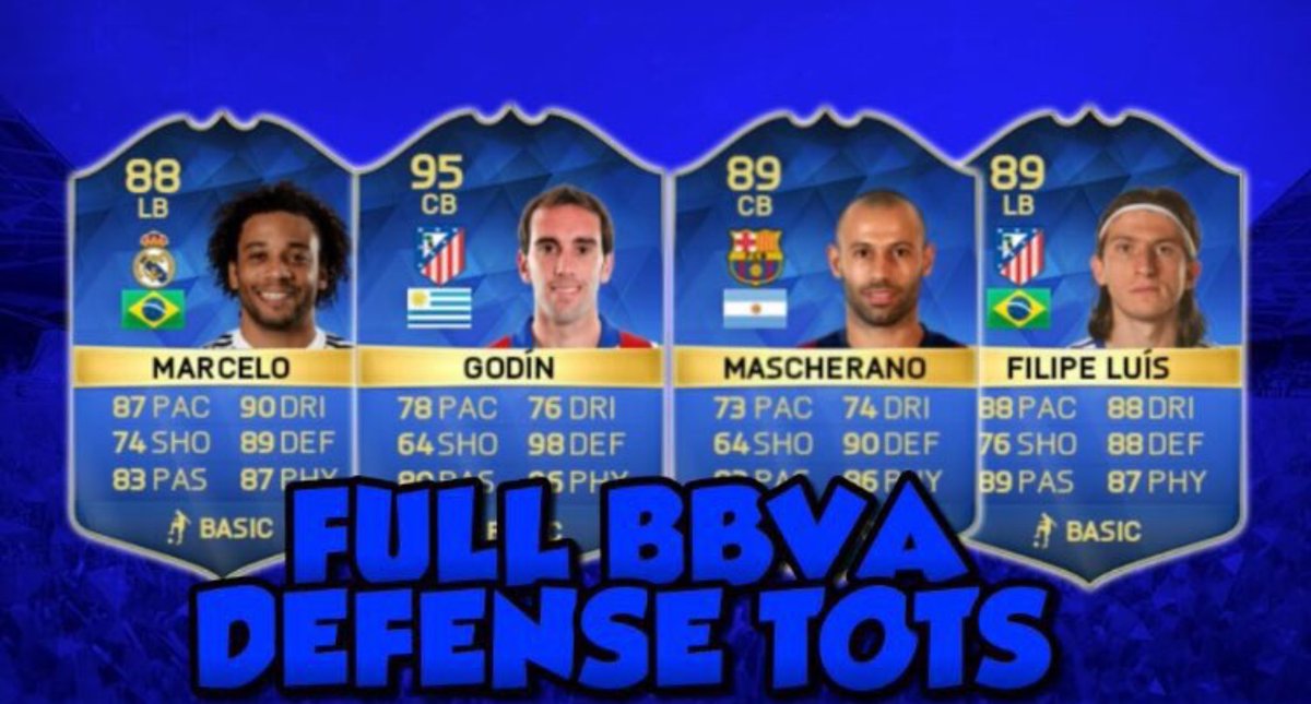 AgueroSZN_'s tweet photo. Full tots La Liga defenders giveaway!
RT + follow me + @FUTBhavesh 
1 winner every 15-20 retweets! https://t.co/qGbDThliiy