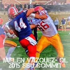 Coachlanese13's tweet photo. #HayesFB Congratulation Jaelen Vazquez '15 for earning a 3.8 Fall Semester GPA and 3.2 Spring GPA #studentathlete https://t.co/zEZgL6Euzg