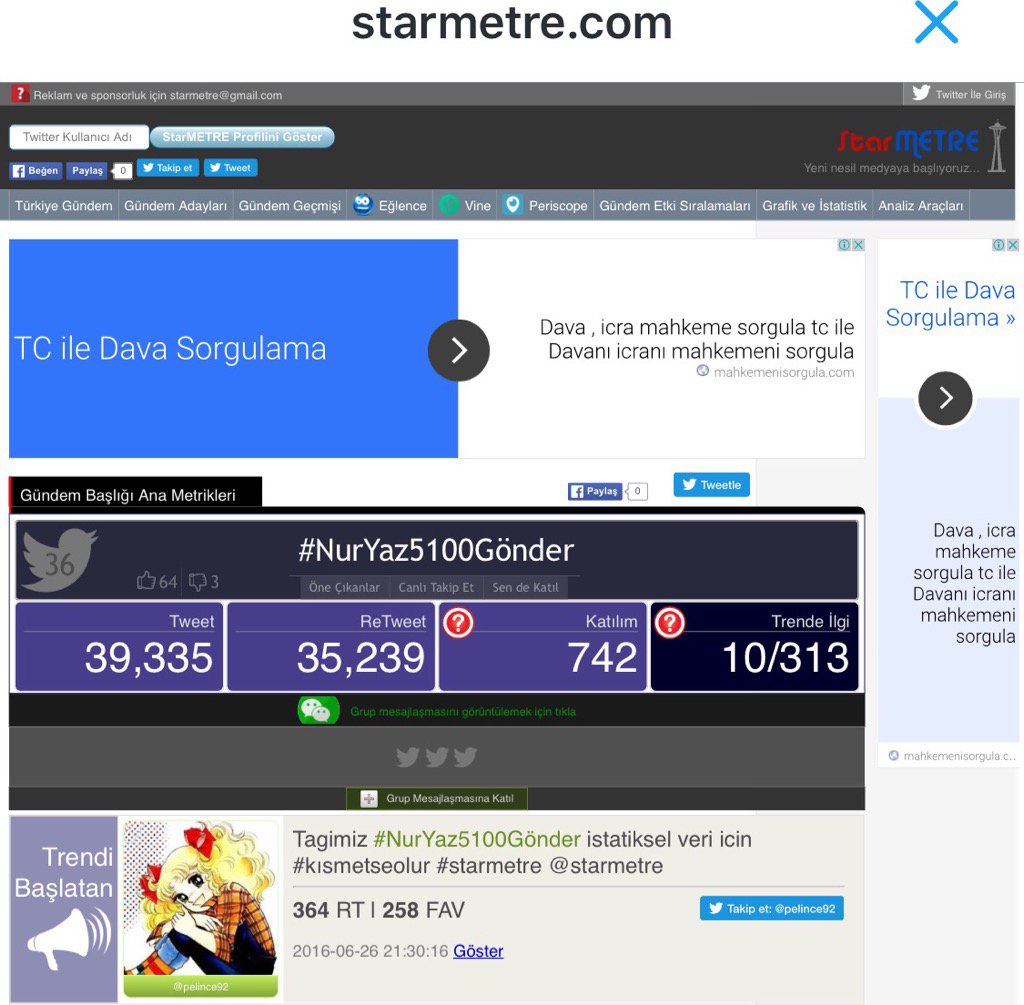 Haydi nefc göster gücünü #NurYaz5100Gönder