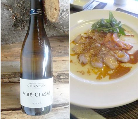L'accord frais mets/#vin du jour:
Viré-Clessé Chanson + Carpaccio de saumon, bar, hamachi
bit.ly/28YL8id